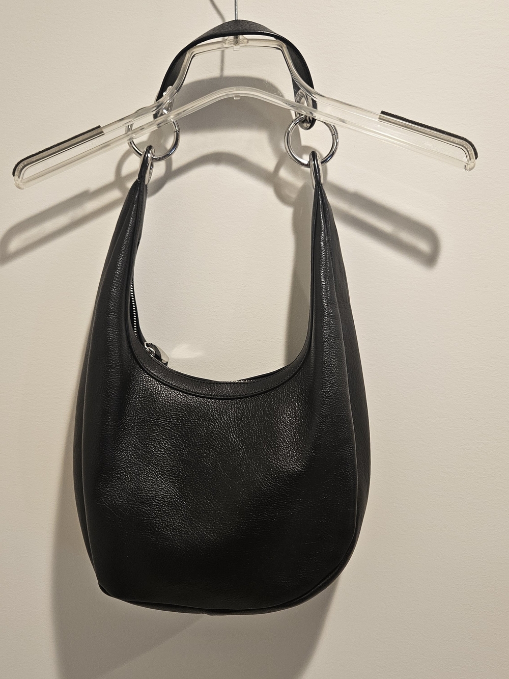 Rebecca Minkoff Black Leather Hobo Bag - Picture 3 of 9